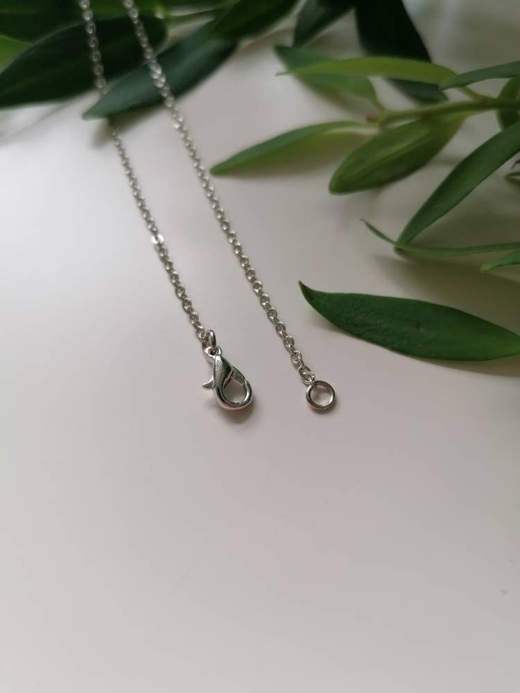 Collana da donna in argento sterling 925 bianco/oro rosa con 5
