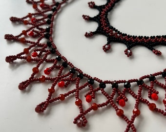 Statement Necklace - Beaded Necklace for Special Occasions - Unique Necklace - Gift for Her