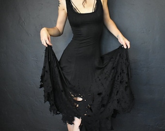 Vestido Rogue - Longo e Desgastado