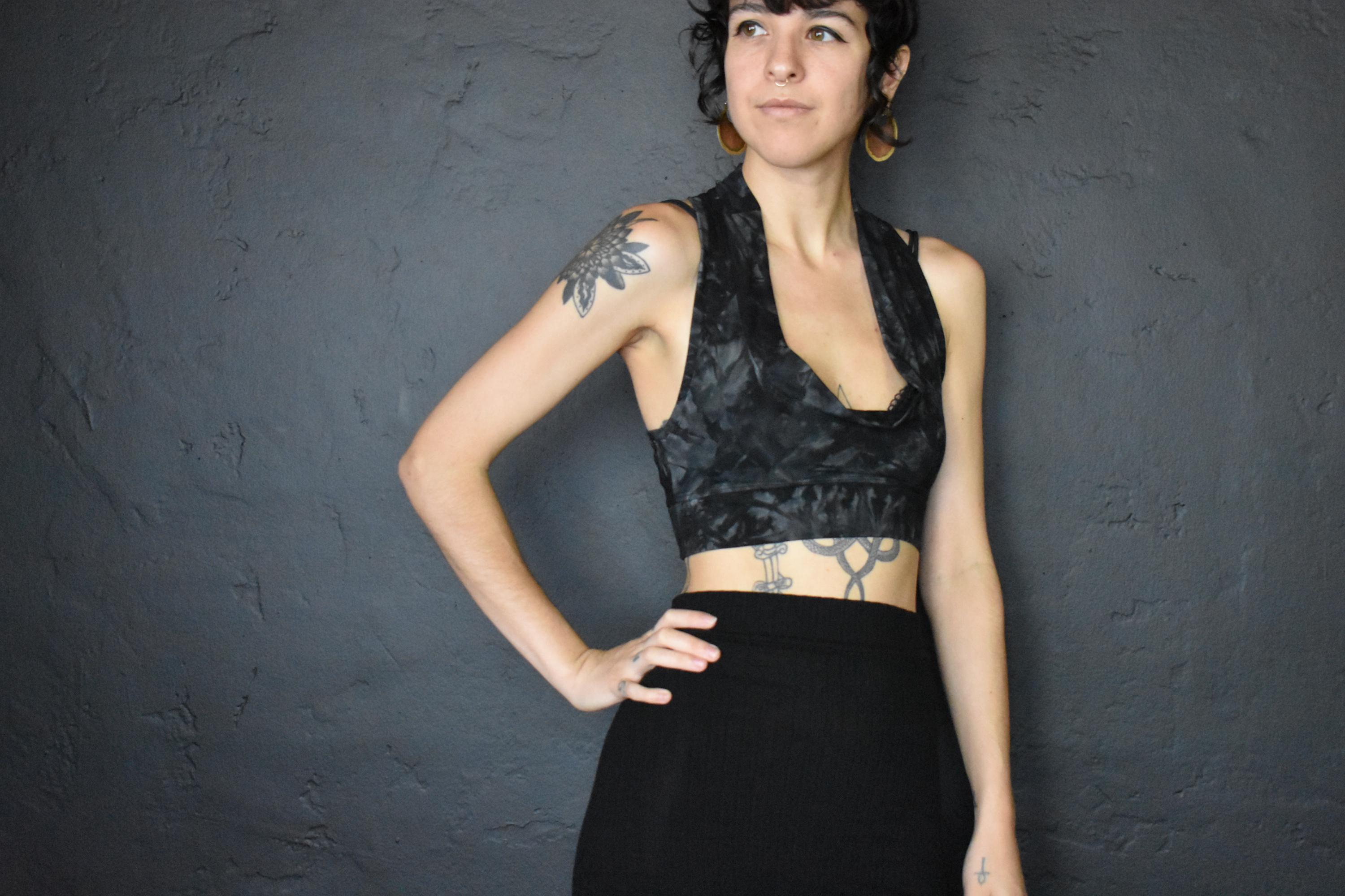Crop Top - Onyx - Etsy