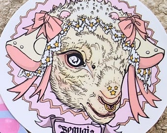 Adesivos de Ovelhinha Rave