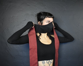 Máscara Ninja Extra Longa - EDIÇÃO FLANELA