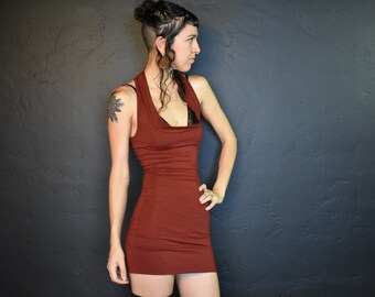 MADE TO ORDER - Mini Dress - Limited Edition Rust Red