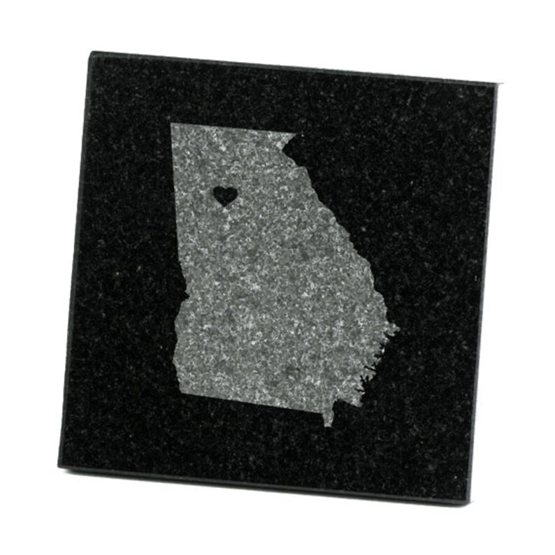 Boyfriend Gift Stone Coasters States of America Housewarming Gift Wood Coasters Personalized Drink Coasters SHIPS FAST Glass Coasters