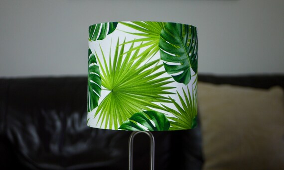 Tropical Leaves Lamp Shade Handmade Tropical Leaves Lamp Shade Handmade