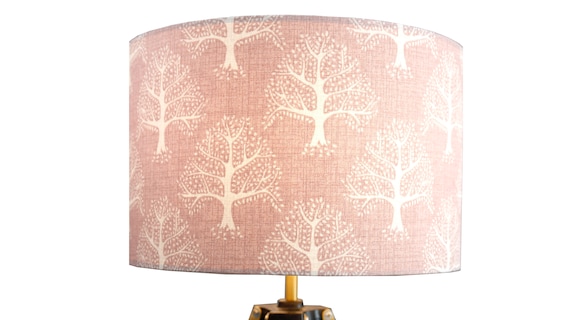 Pink Lampshade Trees Natural Blush Rose 20cm 25cm 30cm 40cm Uk Pink Lampshade Trees Natural Blush Rose, Rose Pink Table Lamp Shade