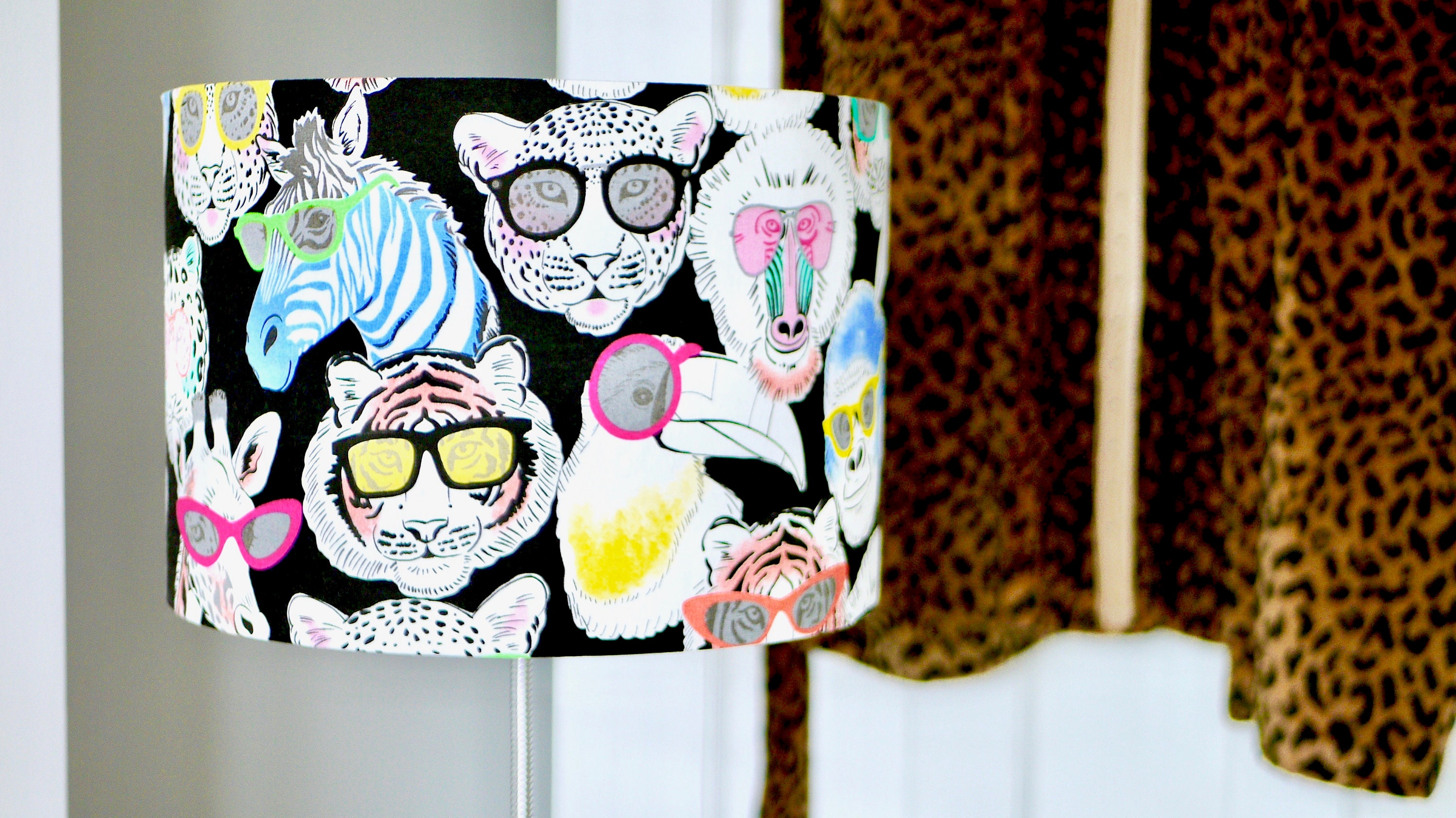 pic Leopard Print Table Lamp Shade etsy