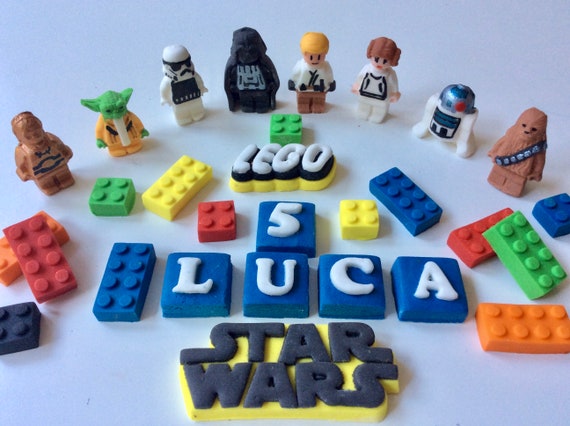 lego star wars cake topper