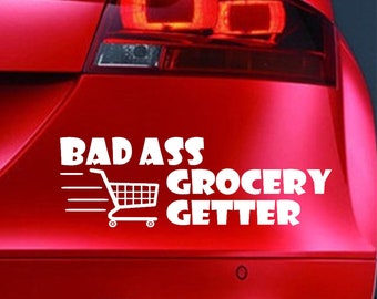 Grocery Getter Decal Funny Car Vinyl Sticker JDM illest Euro Turbo Honda Acura