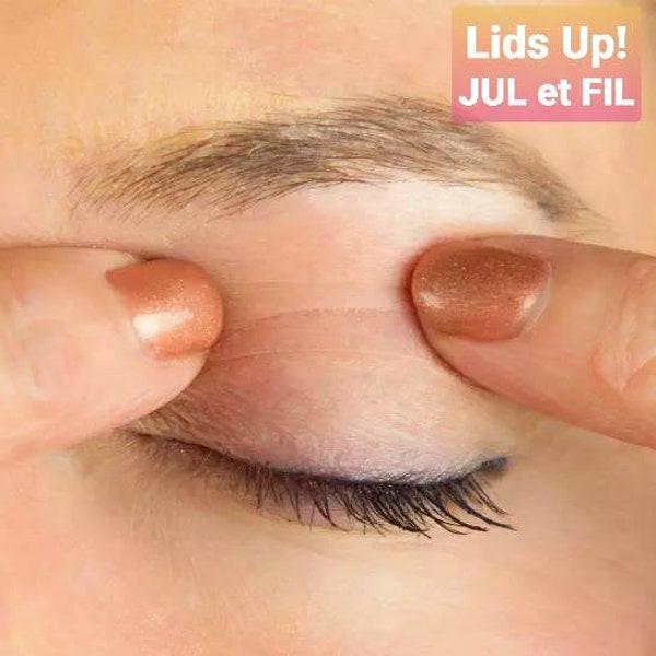 240 patchs transparents eyelid lifting paupières tombantes Lids Up livrés avec pince JUL et FIL