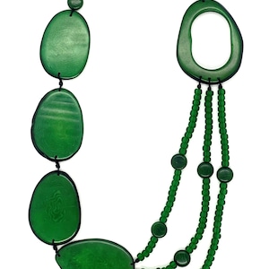 Necklace, delicate necklace, Handmade, Eco Friendly, gift for mom, tagua necklace, tagua nut, tagua jewelry, fair trade, adjustable