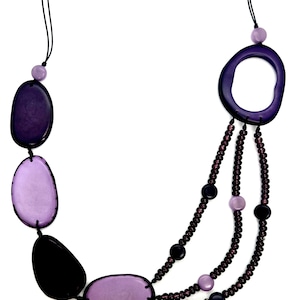 Necklace, delicate necklace, Handmade, Eco Friendly, gift for mom, tagua necklace, tagua nut, tagua jewelry, fair trade, adjustable