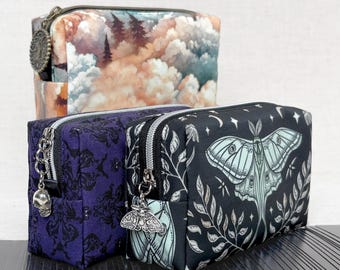 Tarot Bag with Zipper | Protective Tarot Card Pouch | Crystal Storage