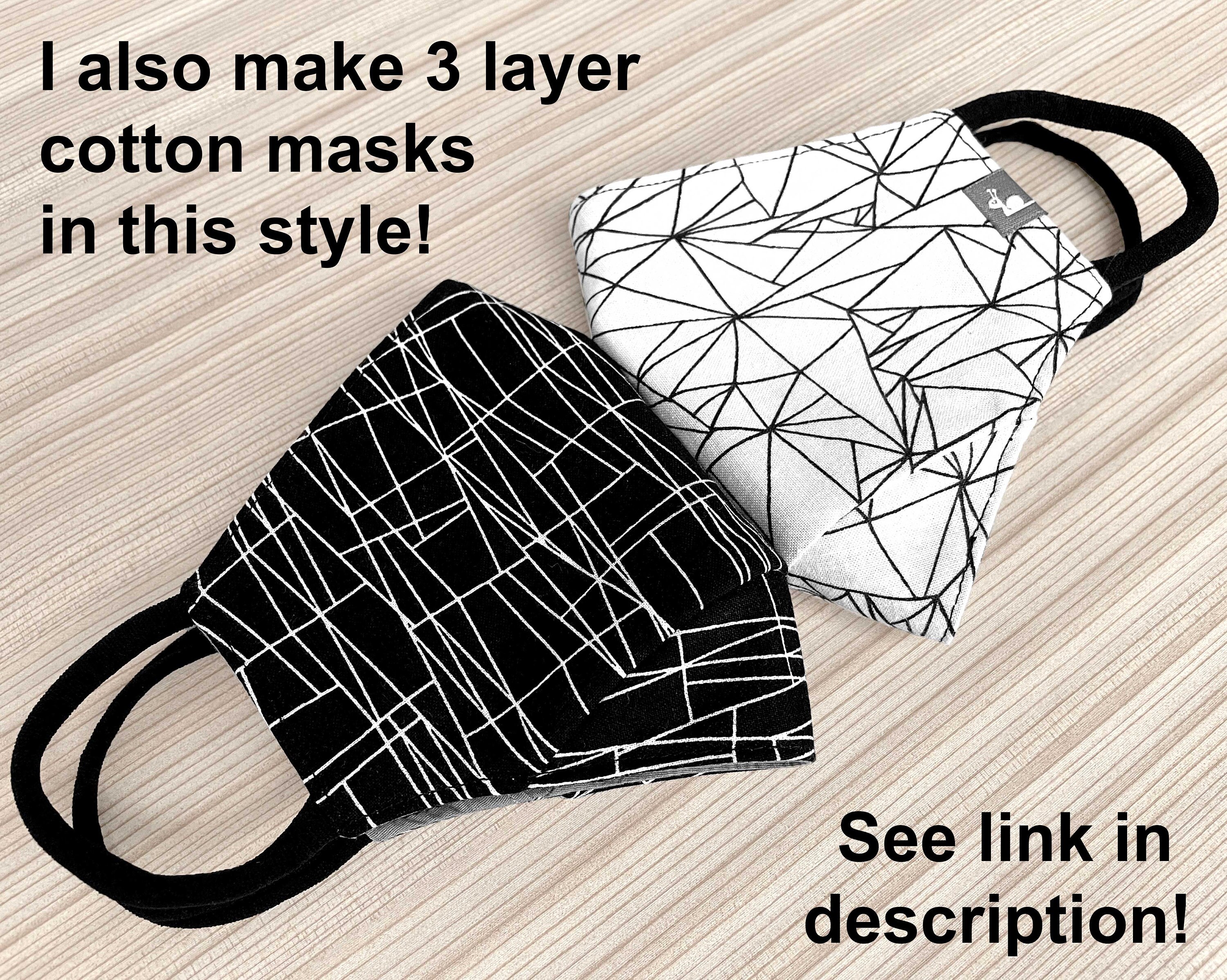 Wool face mask with nose wire 3d mask for work luxury face Etsy