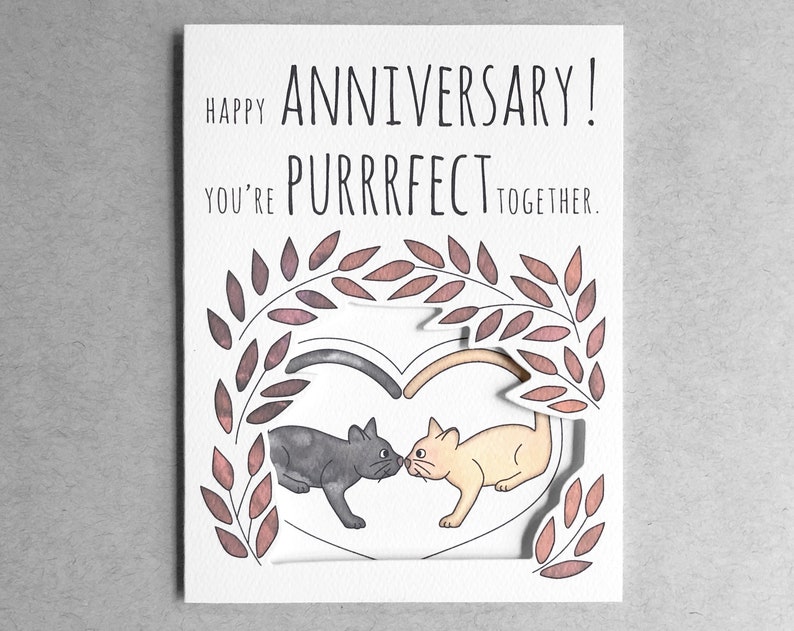 Anniversary card for parents anniversary card for friend | Etsy