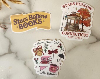 Stars Hollow Vinyl Sticker, Gilmore girls vinyl stickers