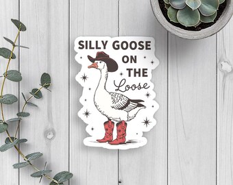 Silly Goose Vinyl Sticker