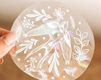 Sparrow Suncatcher Decal
