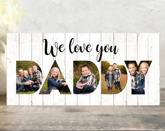 Fathers Day Gift, Daddy Photo Gift, Daddy Photo Frame, Daddy Gifts, Gift for Daddy, Gifts for Dad, Dad Gift, Love you Daddy, Daddy Love Gift