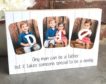 Daddy Gift,  Gift for Dad, First fathers Day, Daddy Photo Gift, New Dad Gift, Custom Photo Gift, Dad Frame, I love Daddy, Fathers Day Gift,