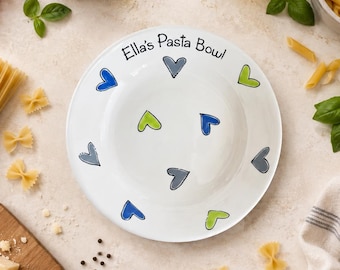 Personalised Pasta Bowl, Buddha Bowl, Glazed Ceramic Bowls, Pottery bowl, Gifts for Her, Gifts for Him, Whimsical Bowl, Personalised Gift