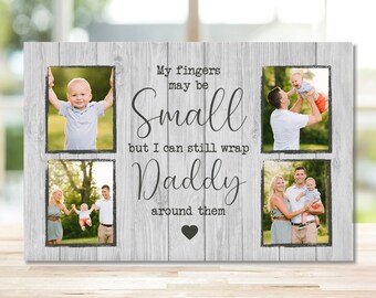 Custom Photo Frame, Daddy Photo Gift, Father's Day Gift, First Fathers Day, New Dad Gift, Pops Papa, Dad From Son, Daddy From Daughter Frame