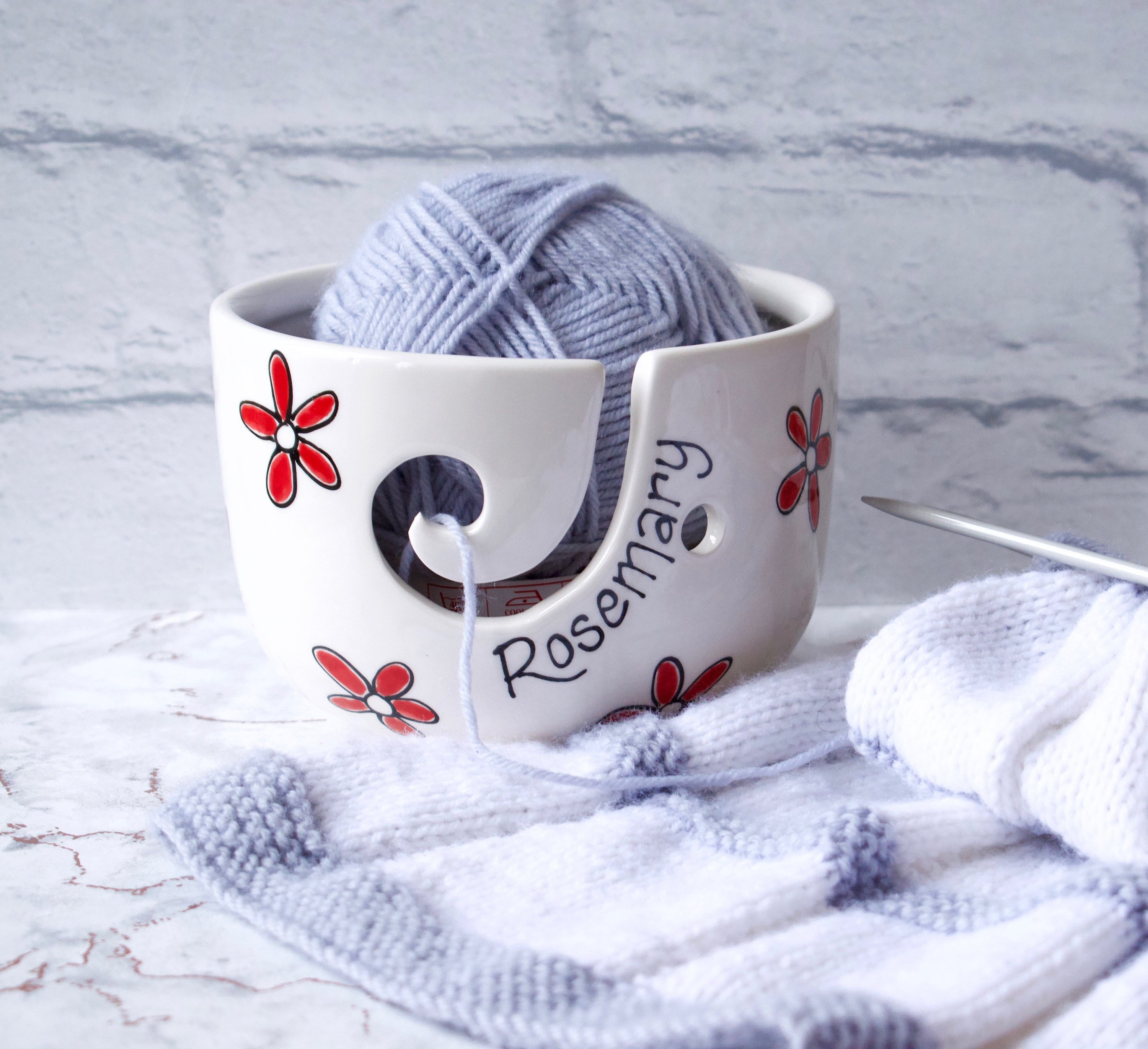 Yarn Bowl, Christmas Gift, Knitting Bowl, Ceramic Yarn Bowl, Pottery …