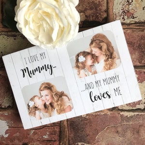 Mother's Day Gift, Gift for Mum, 1st Mothers Day, Mummy Gift, Mummy Photo Gift, New Mum Gift, Custom Photo Gift, Mum Frame, I love Mummy image 9