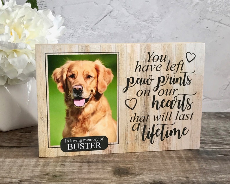 Dog Memorial Dog Memorial Gift Pet Memorial Frame Pet Etsy UK