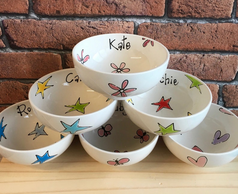 Personalised Bowl Pretty Bowl Gifts for Her Gifts for Him Etsy UK