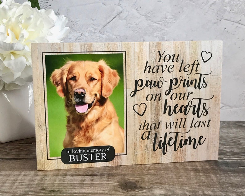 Dog Memorial Dog Memorial Gift Pet Memorial Frame Pet Etsy UK