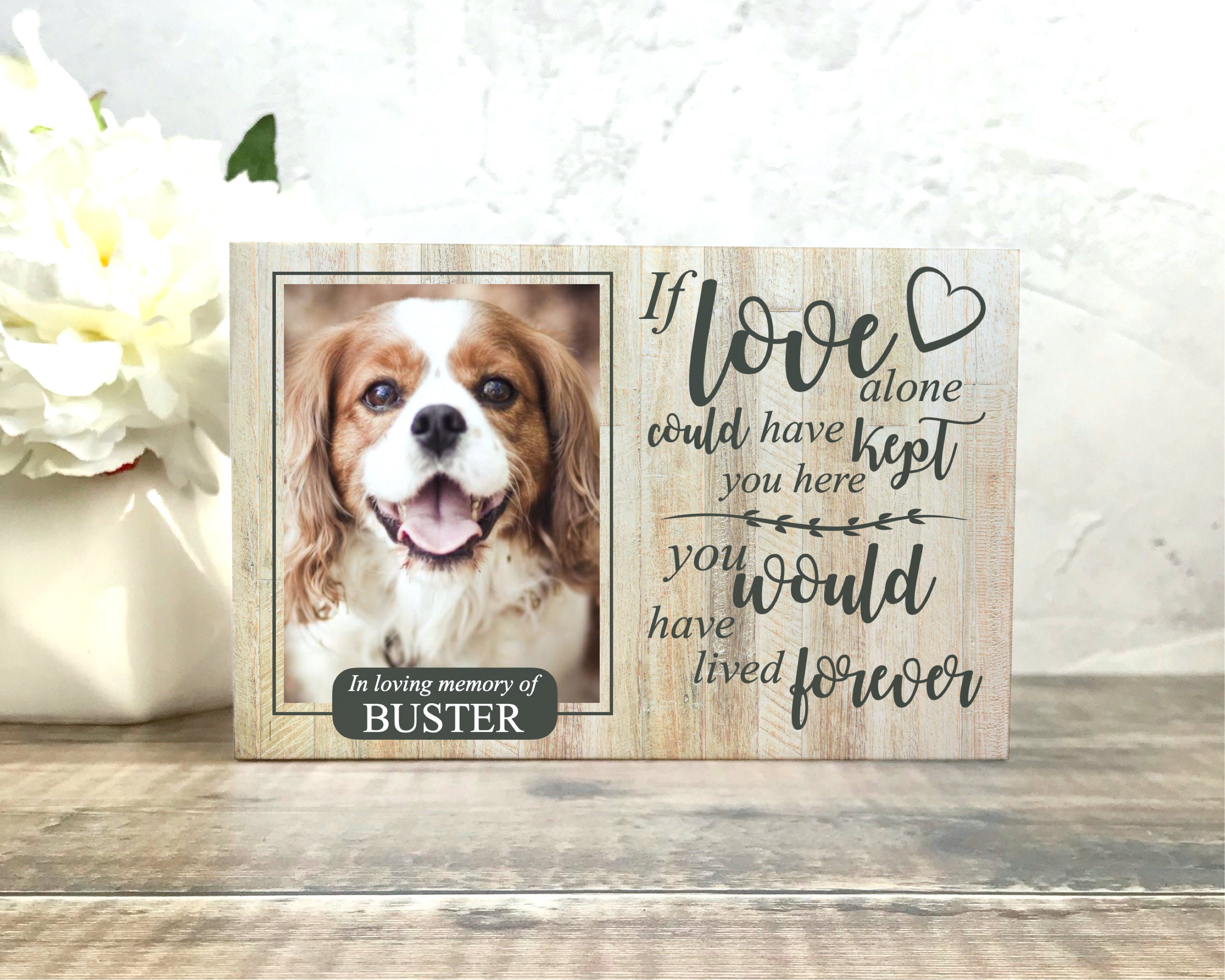 efectivo Tremendo formato Dog Memorial Gift Dog Memorial Pet Memorial Frame Pet - Etsy