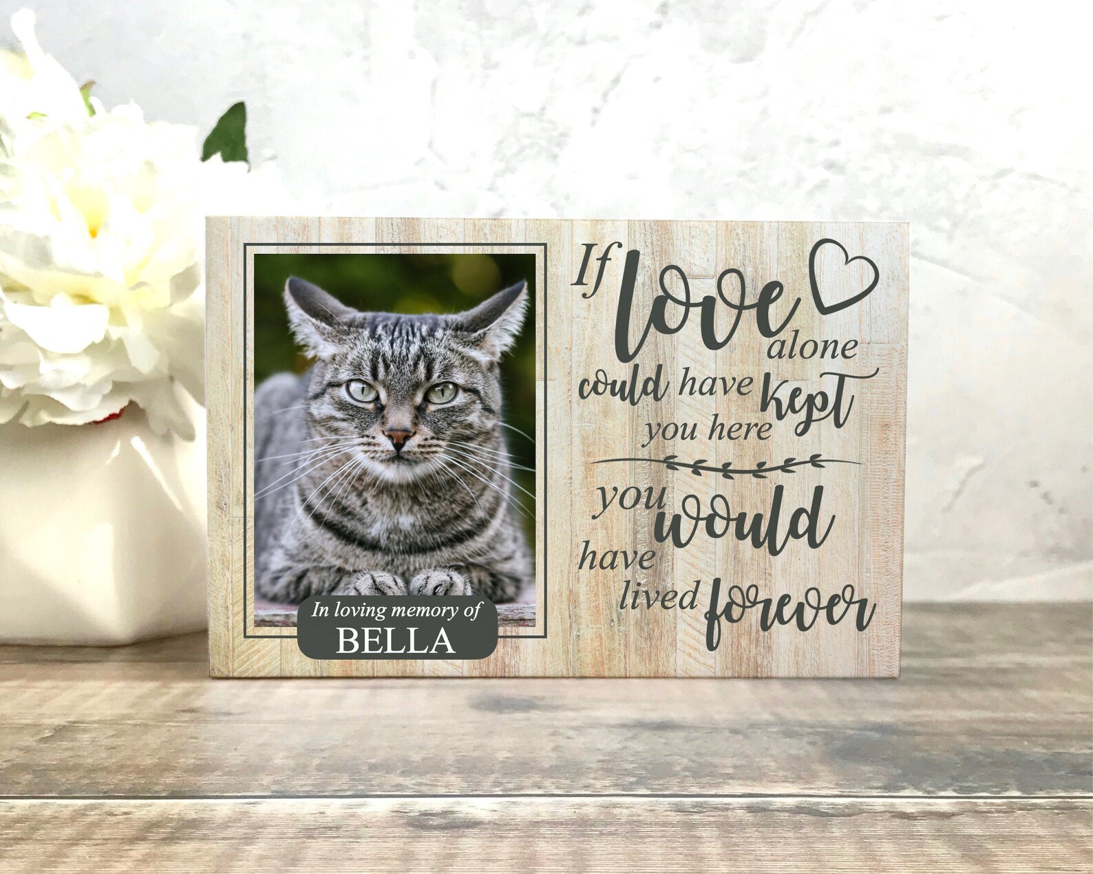 Cat Memorial Gift Cat Memorial Frame Cat Memorial Cat Etsy UK