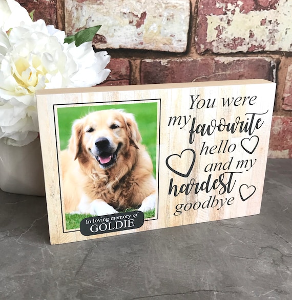 Dog Memorial, Dog Memorial Gift, Dog Loss Gift, Dog Memorial Frame, Dog Sympathy Gift, Custom Dog Memorial Sign, Dog Memorial Picture Frame