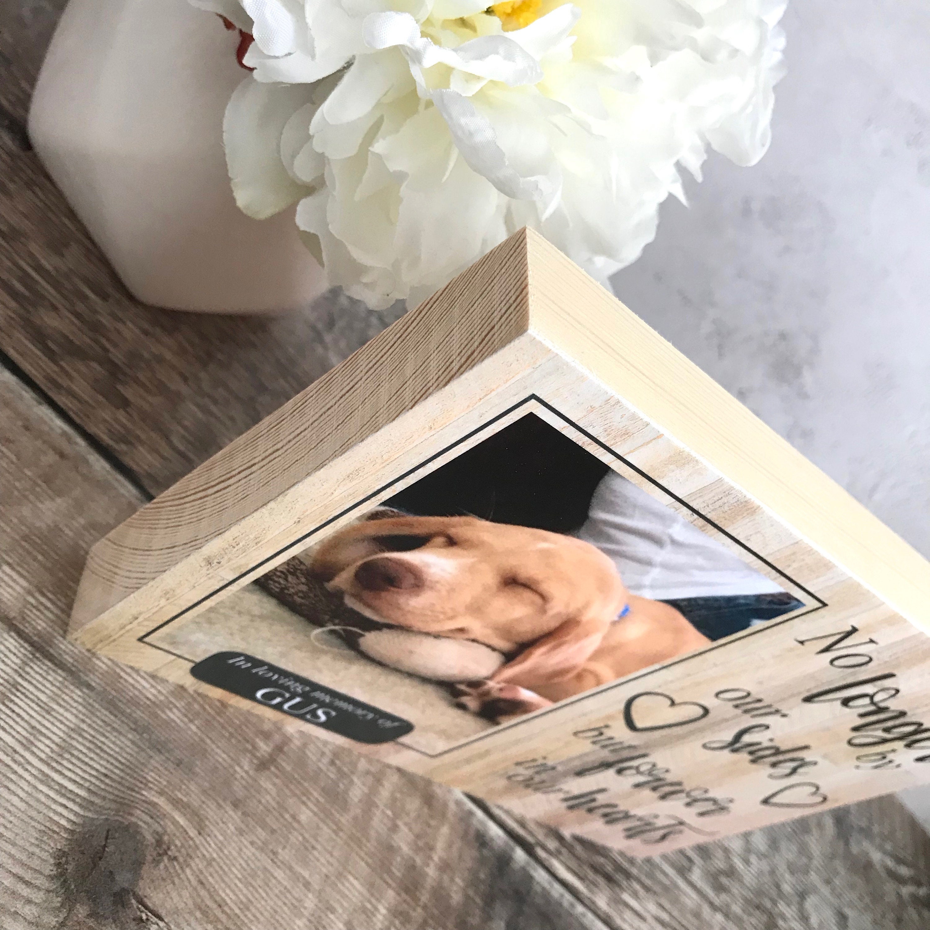 Dog Memorial Gift Pet Memorial Frame Pet Memorial Dog Etsy UK