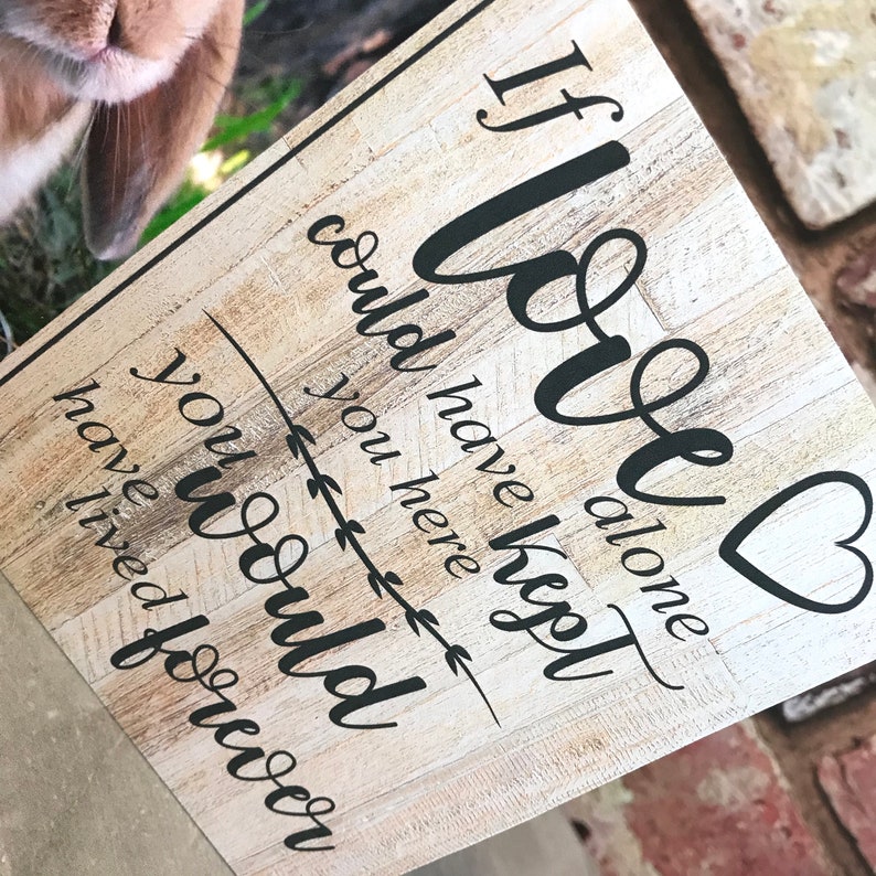 Rabbit Memorial Giftpet Memorial Frame Memorial Gift Rabbit Etsy UK