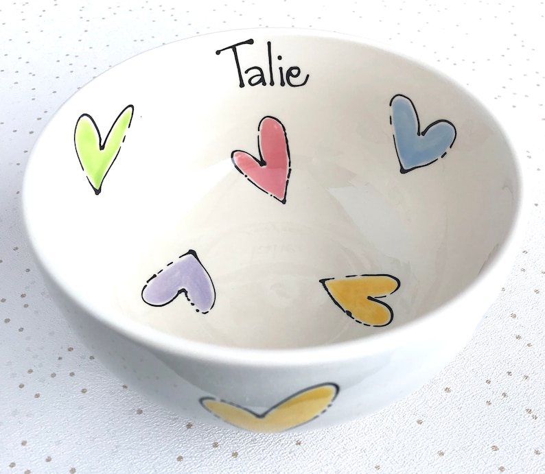 Cereal Bowl Custom Bowl Personalized Bowl Personalized Ice Etsy