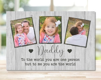 Daddy Photo Gift, Gift for Dad for Father's Day, First Fathers Day Gift, Daddy Gift, New Dad Gift, Custom Photo Gift, Dad Frame, Daddy Photo