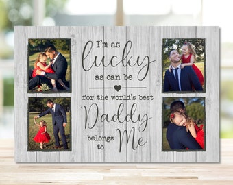 Daddy Photo Gift, Daddy Gift, Father's Day Gift, Daddy Photo Gift, New Dad Gift, Custom Photo Gift, Dad From Son, Daddy From Daughter Gift