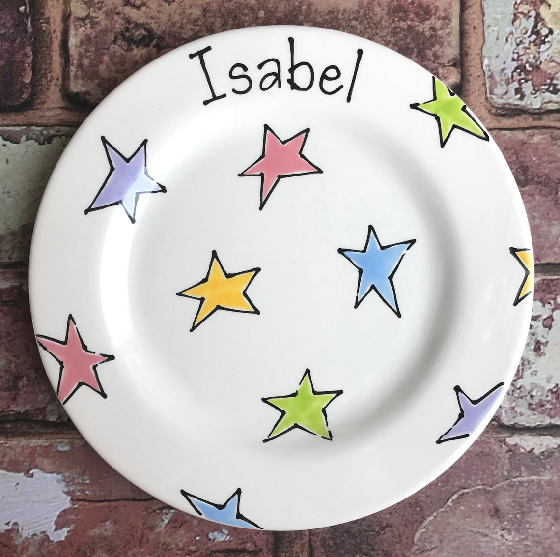 Personalised Plate Dinner Plate Healthy Eating Plate Etsy UK