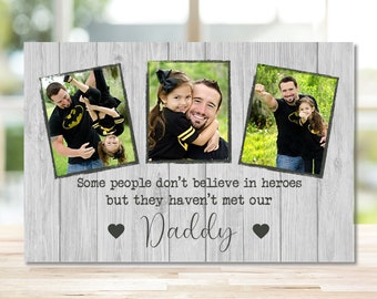 Custom Photo Gift for Dad, Father's Day Gift, First Fathers Day, Daddy Gift, Daddy Photo Gift, New Dad Gift, Dad Frame From Son or Daughter