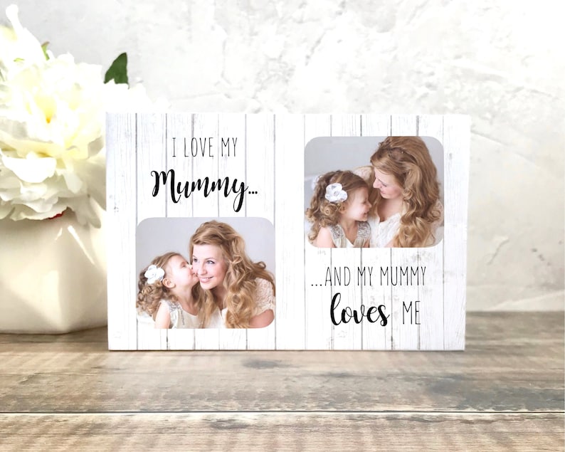 Mother's Day Gift, Gift for Mum, 1st Mothers Day, Mummy Gift, Mummy Photo Gift, New Mum Gift, Custom Photo Gift, Mum Frame, I love Mummy image 1