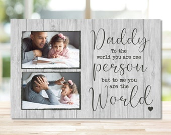 Daddy Gift, Gift for Dad for Father's Day, First Fathers Day Gift, Daddy Photo Gift, New Dad Gift, Custom Photo Gift, Dad Frame, Daddy Photo