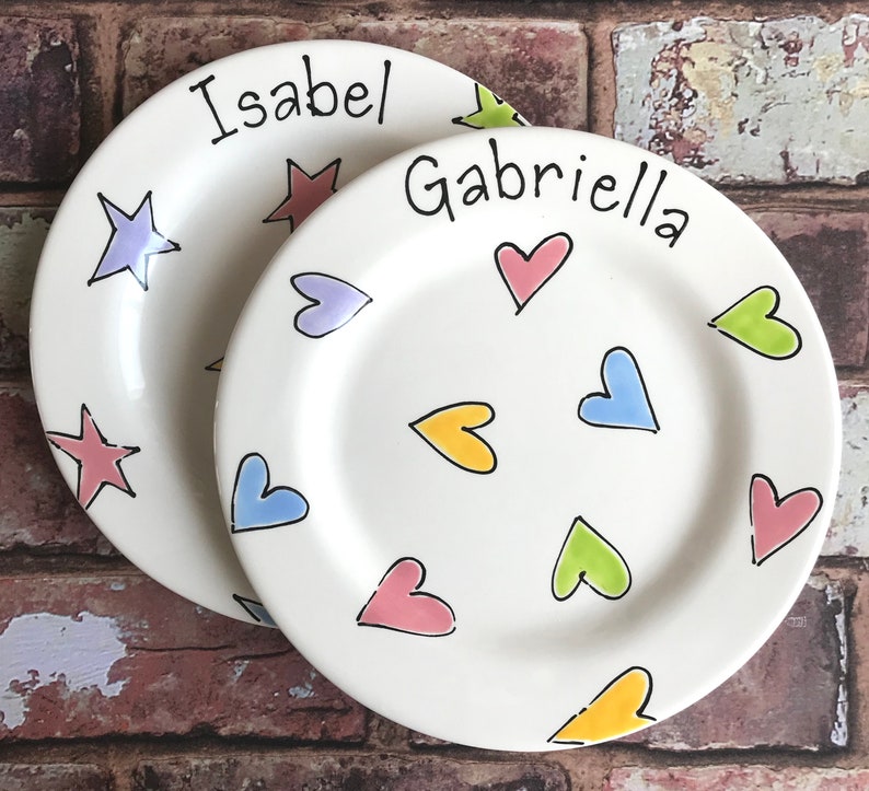 Personalised Plate Dinner Plate Healthy Eating Plate Etsy