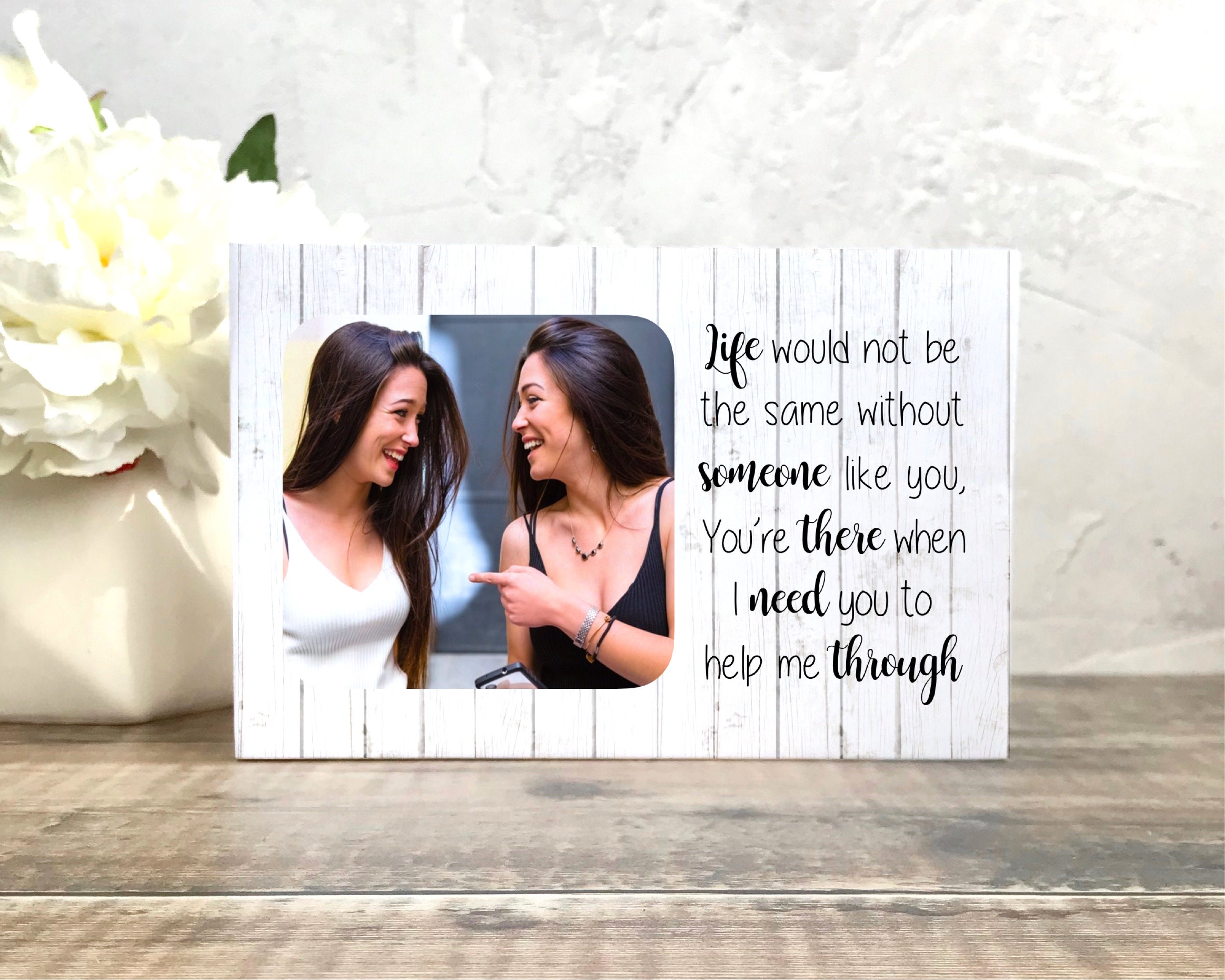 Funny Best Friend Birthday Gift, Gifts for Friends, Friend Photo Frame,  Custom