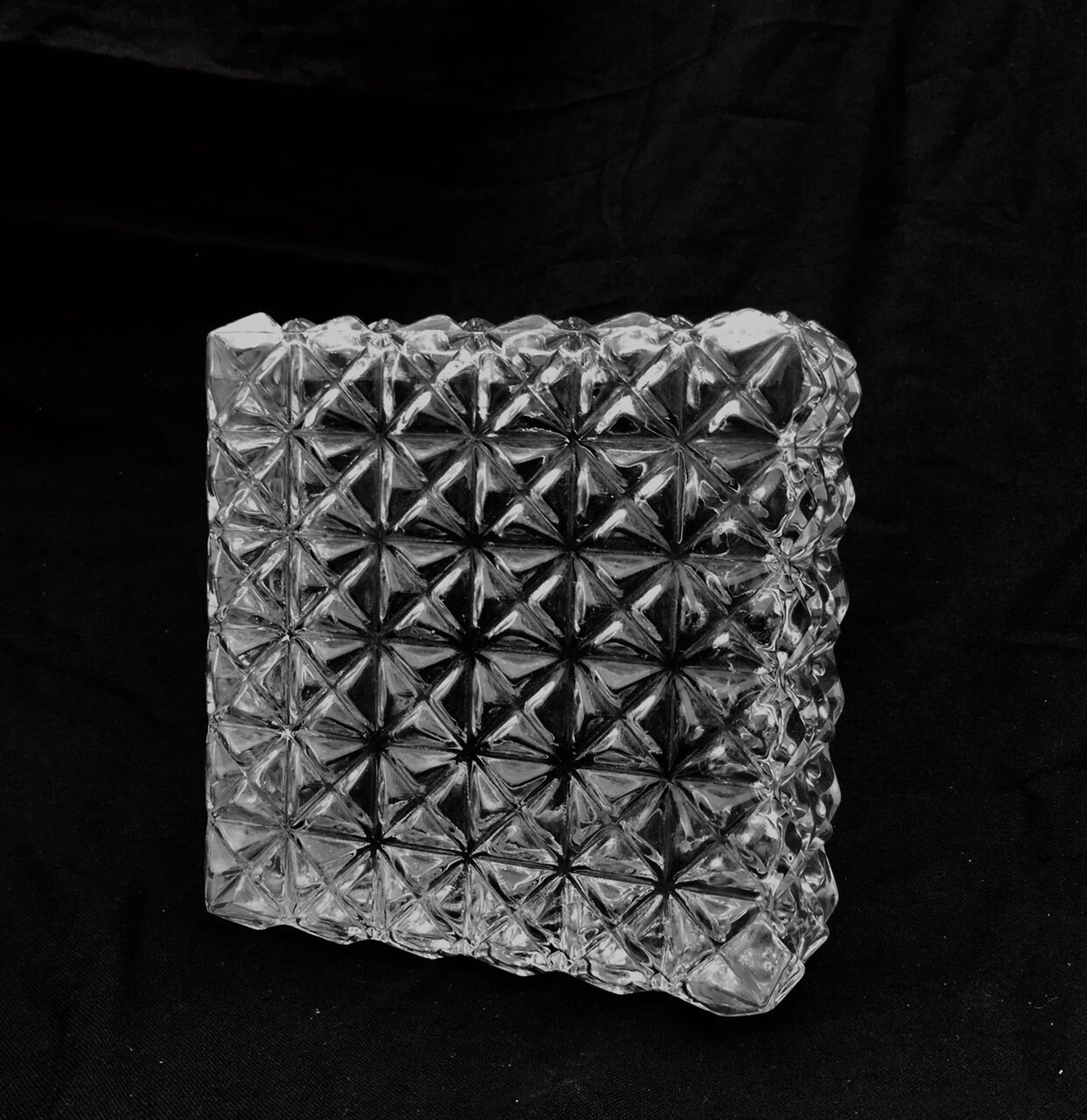 Plafonnier Applique Murale Carré Verre Transparent Minimaliste Design Limburg 70S/Lustre Lampe Plafo