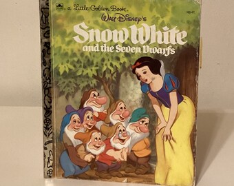 Walt Disney’s Snow White and the Seven Dwarfs, Children’s Vintage Books, A Little Golden Book