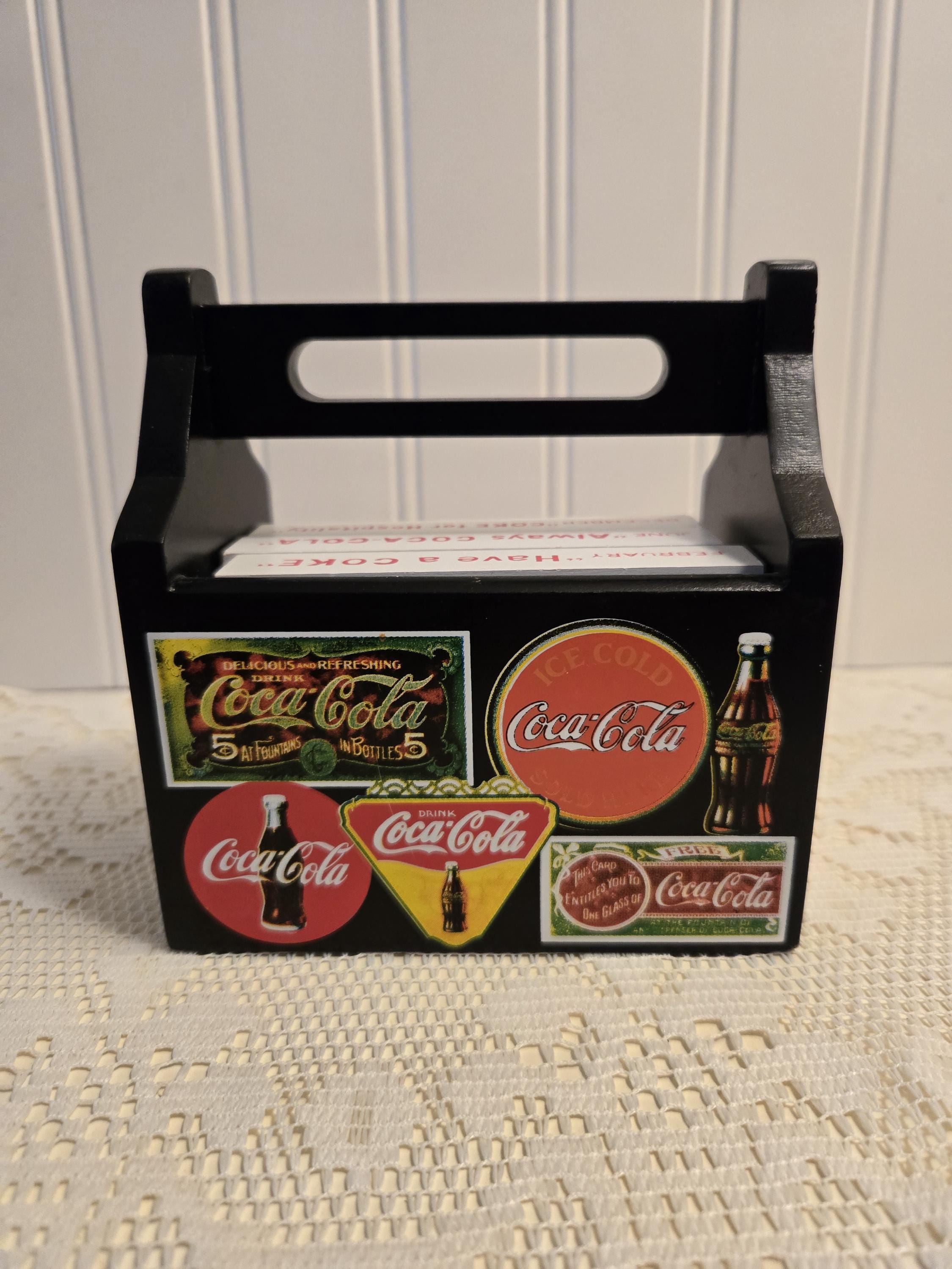 Coca-Cola ミニチュアボトルキャップ 1990年製ヒンジボックス Coca