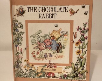 The Chocolate Rabbit, Children’s Vintage Book, Easter Book, Chocolate Bunny Story