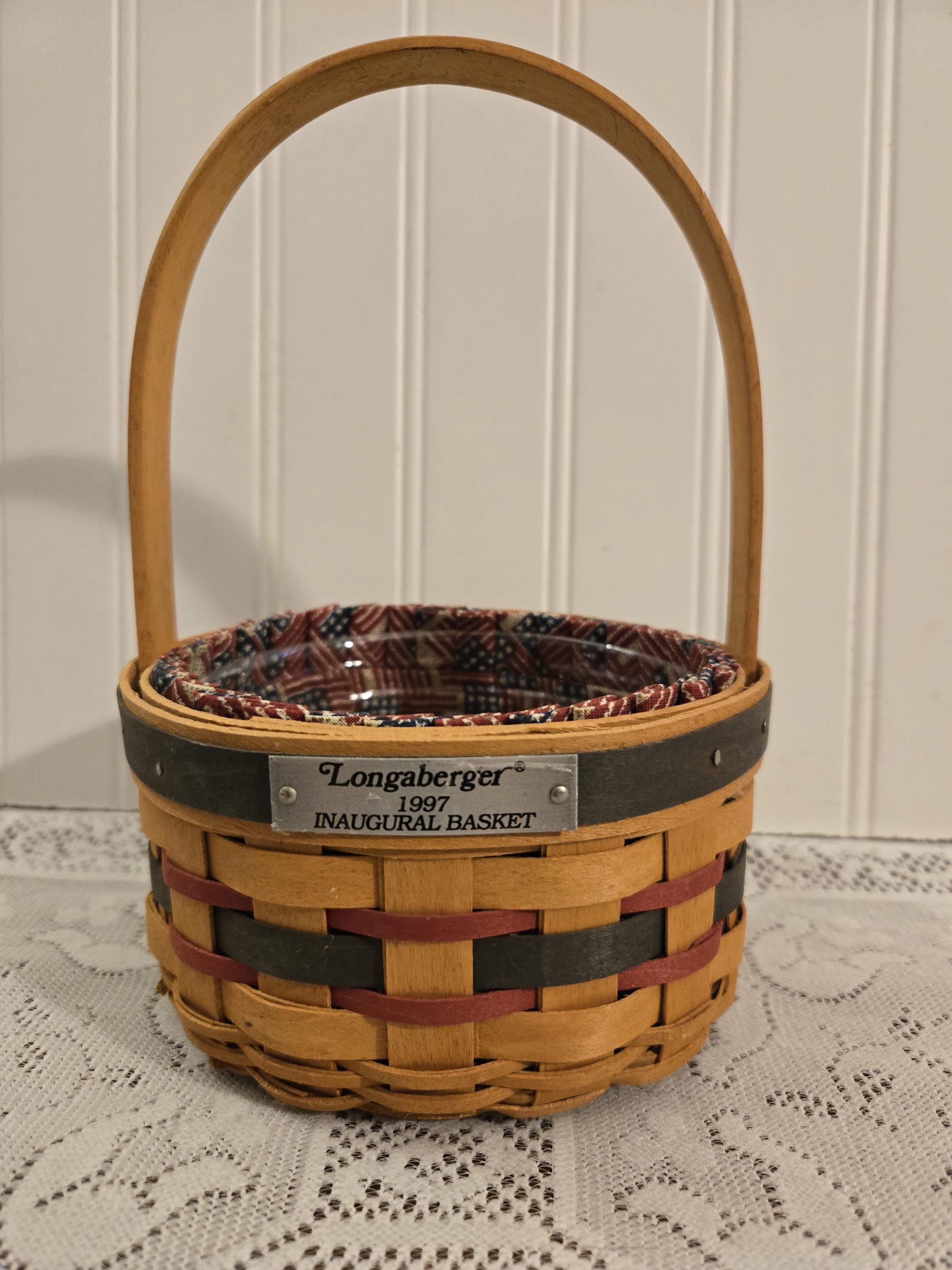 Longaberger 1997 Inaugural Basket - Etsy